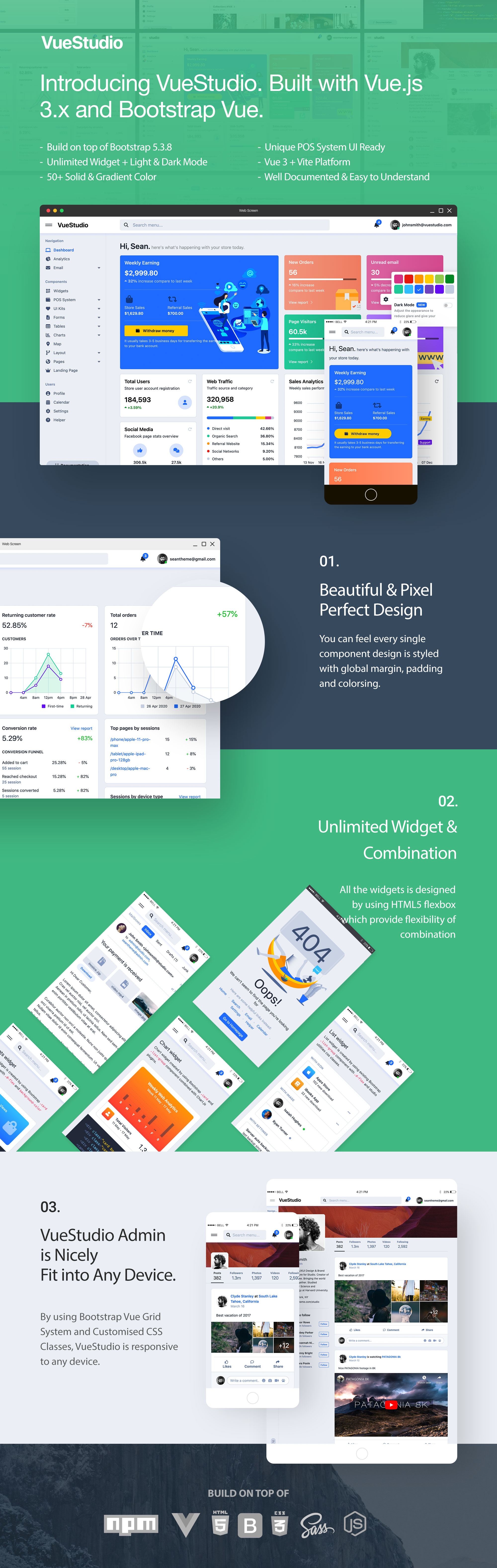 VueStudio - Bootstrap 5 Admin Template