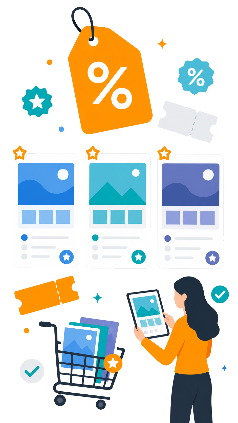 WrapMarket featured mobile template