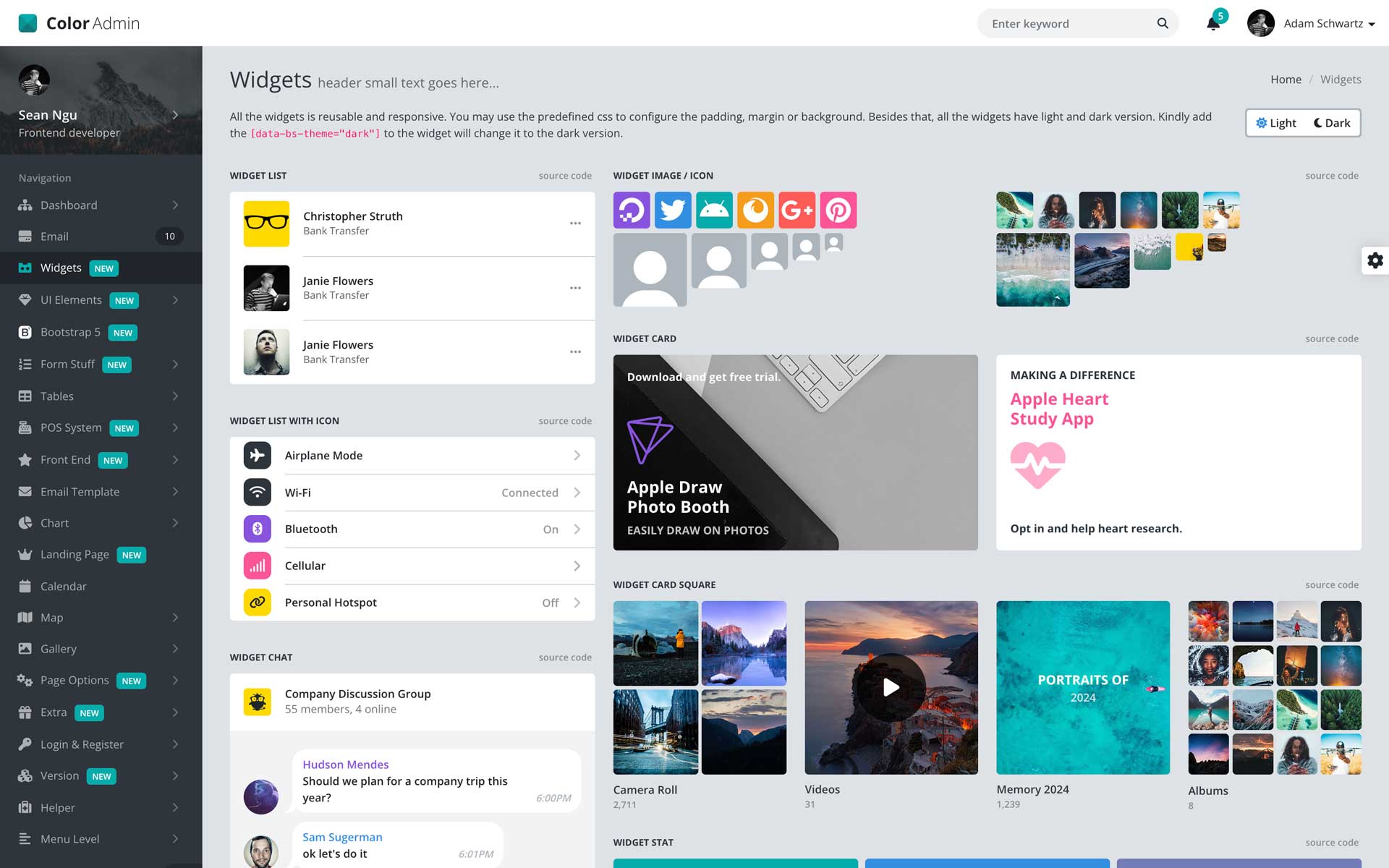 Color Admin | React Version