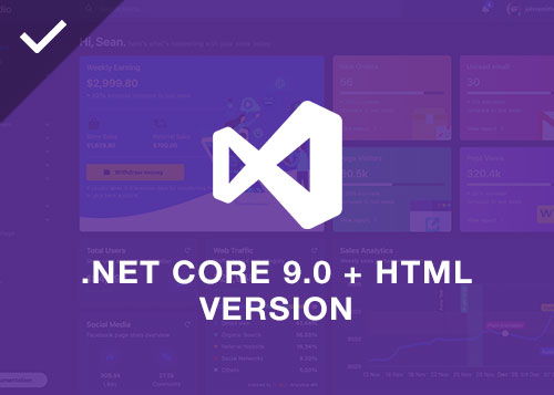 AspStudio - ASP.NET Core 9.0 MVC Bootstrap 5 Admin Template - 1